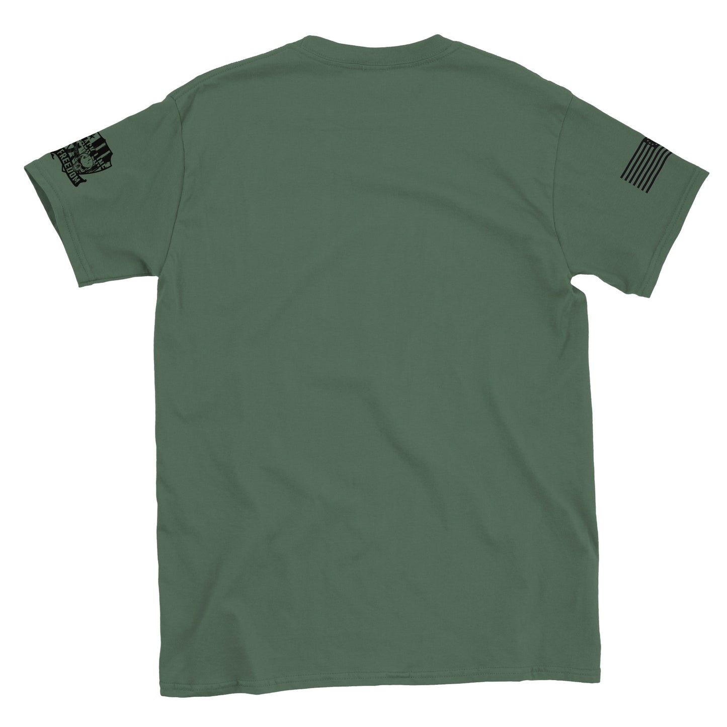 Tyranny Response Team T-shirt - Classic Unisex Crewneck T-shirt (Military Green)