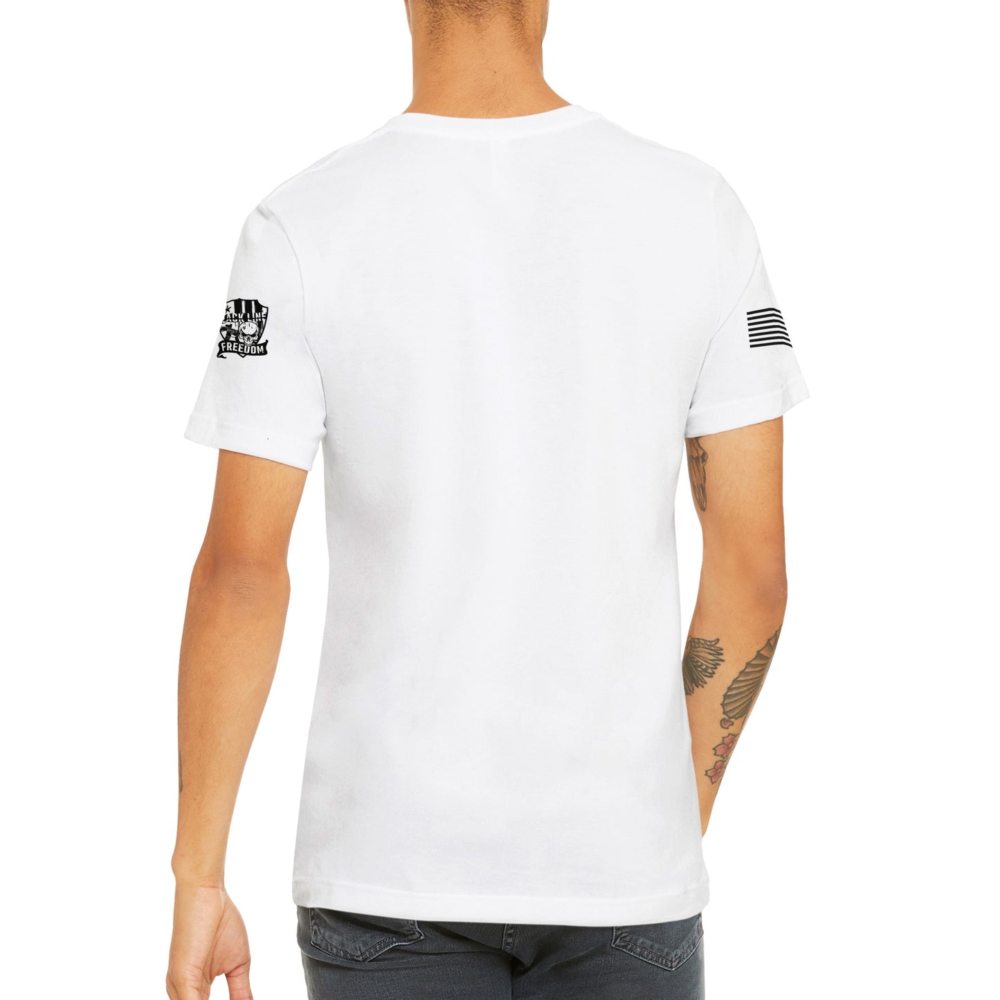 Freedom Freak - Constitutional Font T-shirt (White)