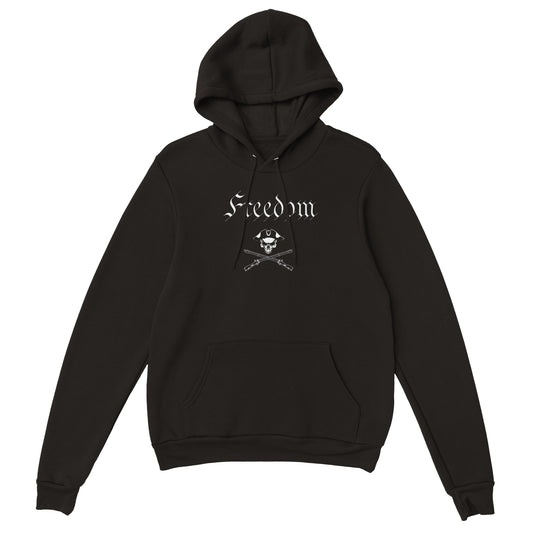 Freedom - Skull and Crossed Muskets - Premium Unisex Pullover Hoodie